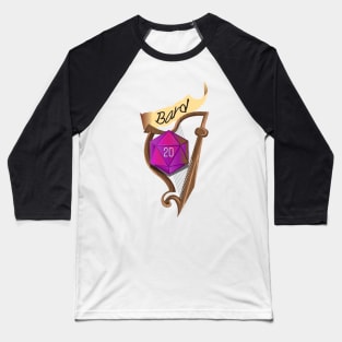 Dungeons & Dragons Bard D20 Baseball T-Shirt